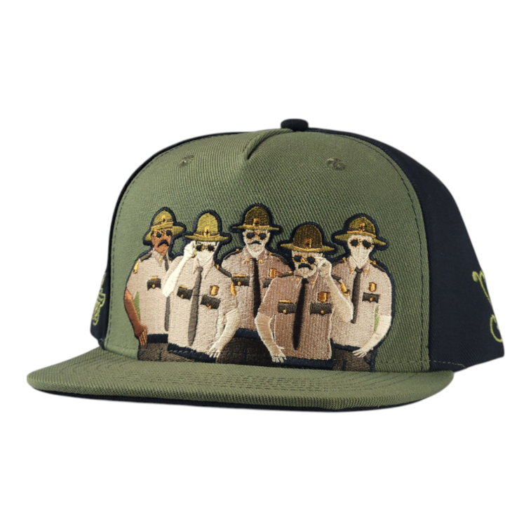 Gorra Snapback Verde del Escuadrón Super Troopers 3