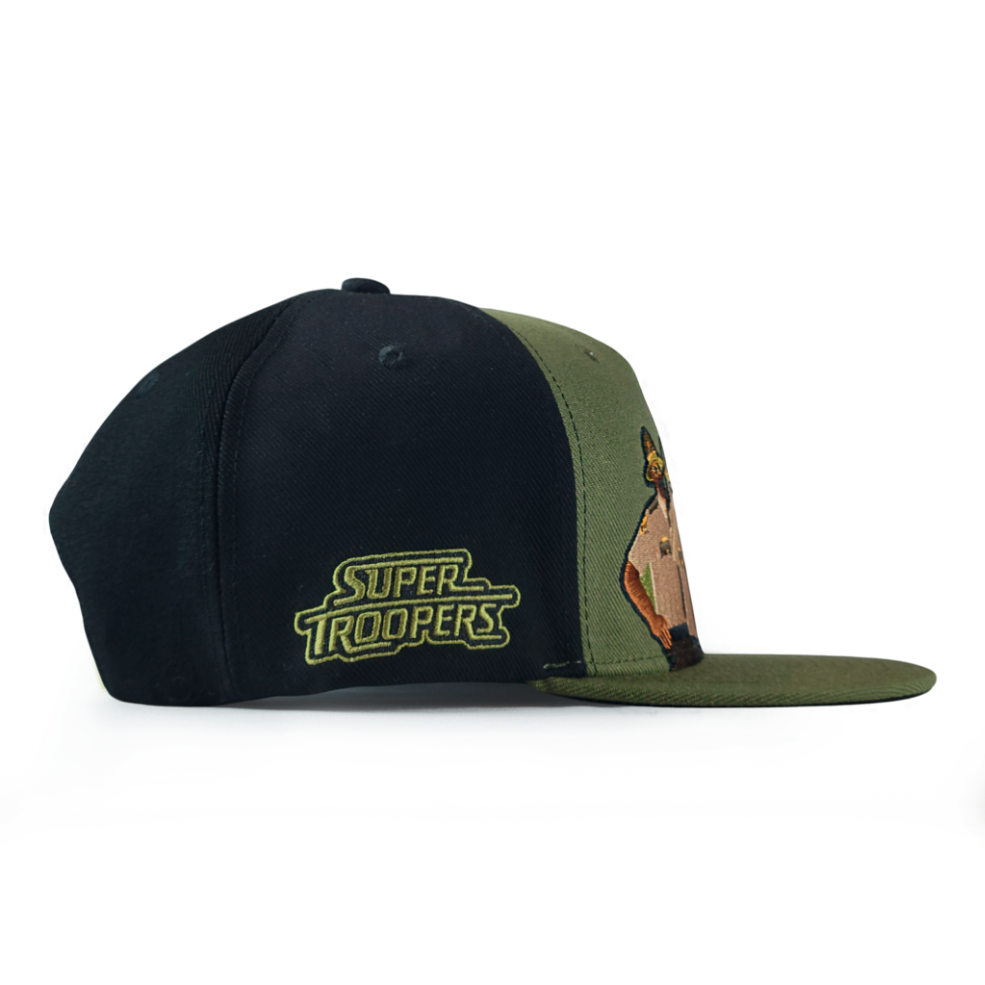 Gorra Snapback Verde del Escuadrón Super Troopers 3