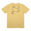 Camiseta Tan con Dibujo de Gato de Jerry Garcia