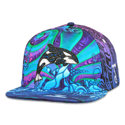 Phil Lewis Orca Purple Snapback Hat - Korvel