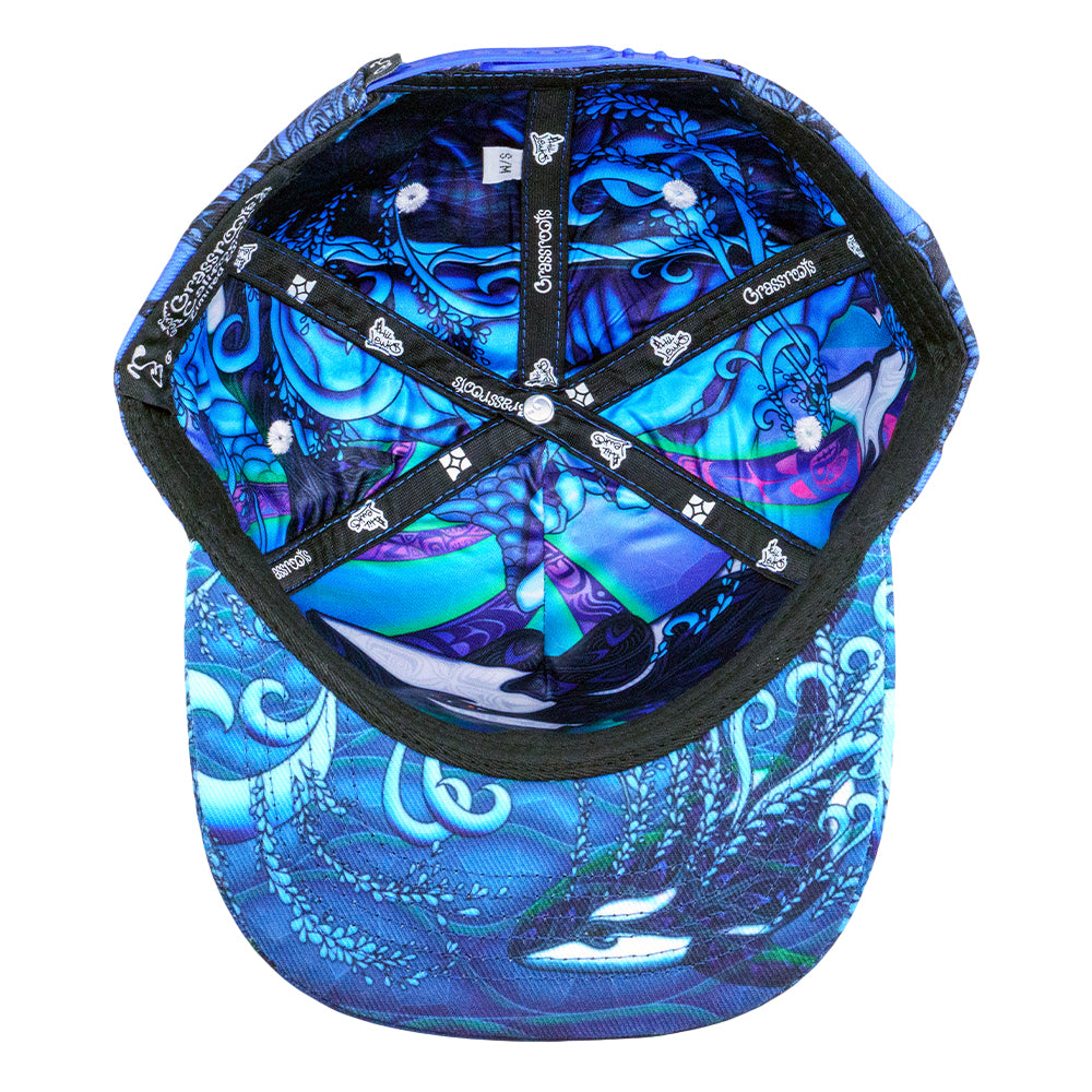 Phil Lewis Orca Purple Snapback Hat - Korvel