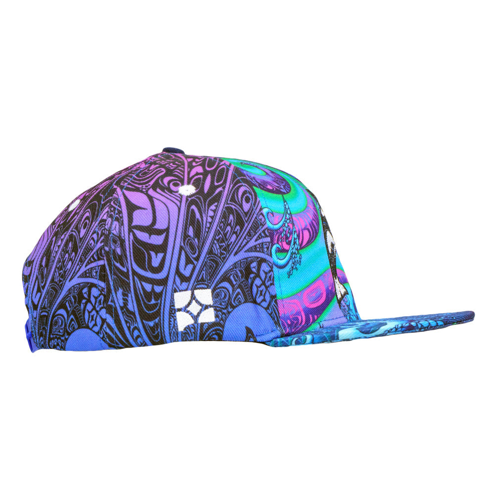 Phil Lewis Orca Purple Snapback Hat - Korvel