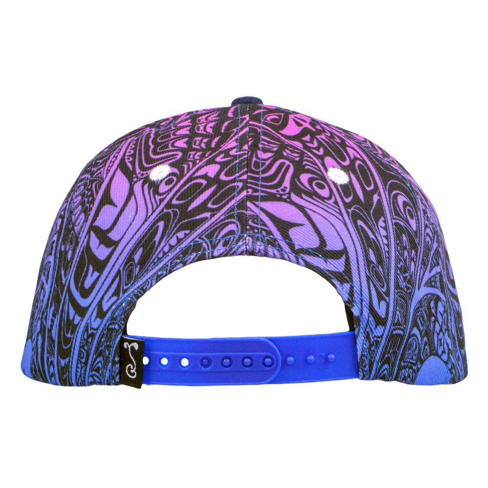 Phil Lewis Orca Purple Snapback Hat - Korvel