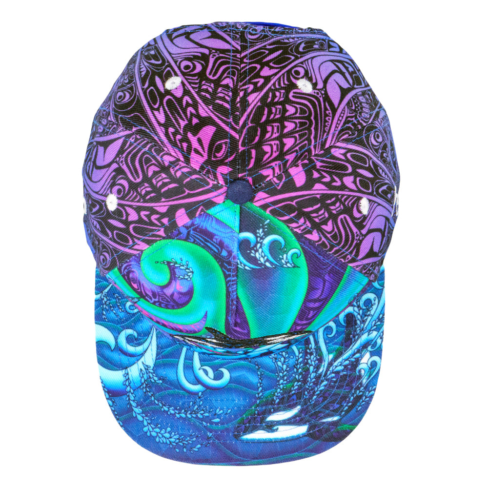 Phil Lewis Orca Purple Snapback Hat - Korvel