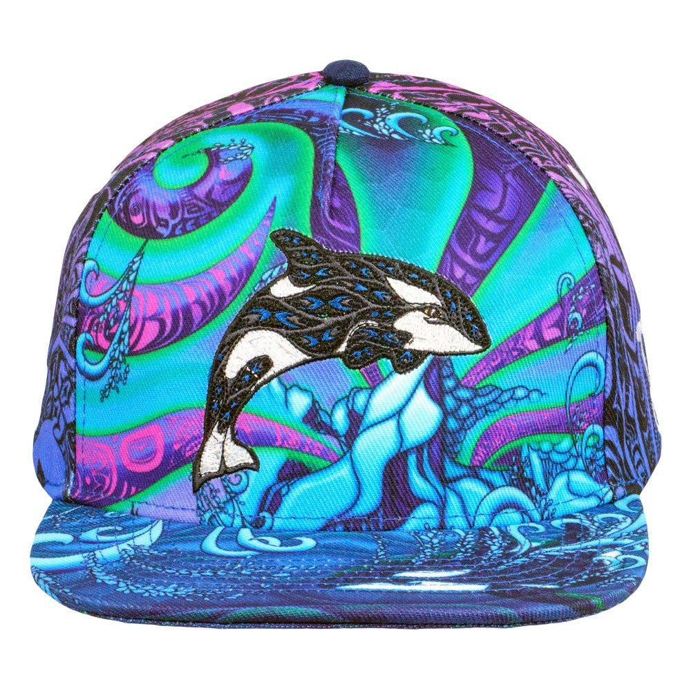 Phil Lewis Orca Purple Snapback Hat - Korvel
