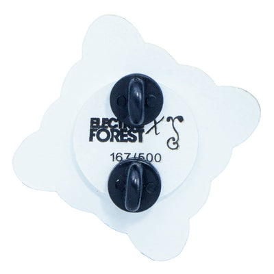 Electric Forest 2025 Rainbow Spinner Pin