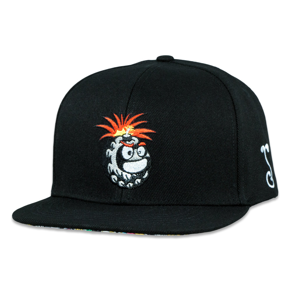Gorra Snapback Negra Pineapple Bomb de Greg Lutzka