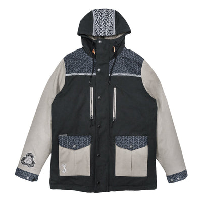 Isomatrix Black Sherpa Parka Jacket