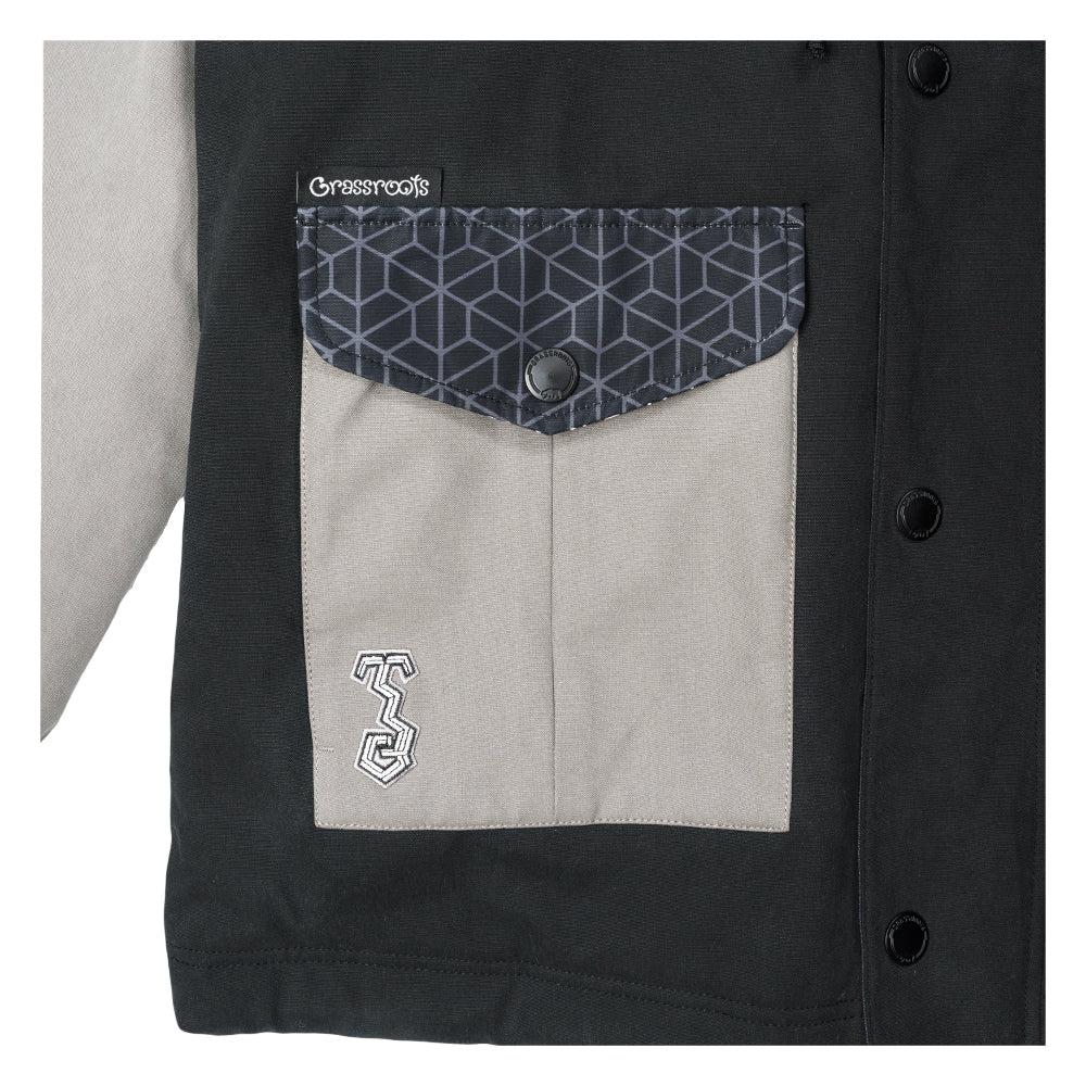 Veste parka en sherpa noir Isomatrix