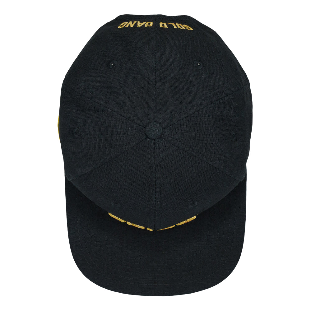 Shine Black Gold Snapback Hat - Korvel