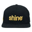 Shine Black Gold Snapback Hat - Korvel
