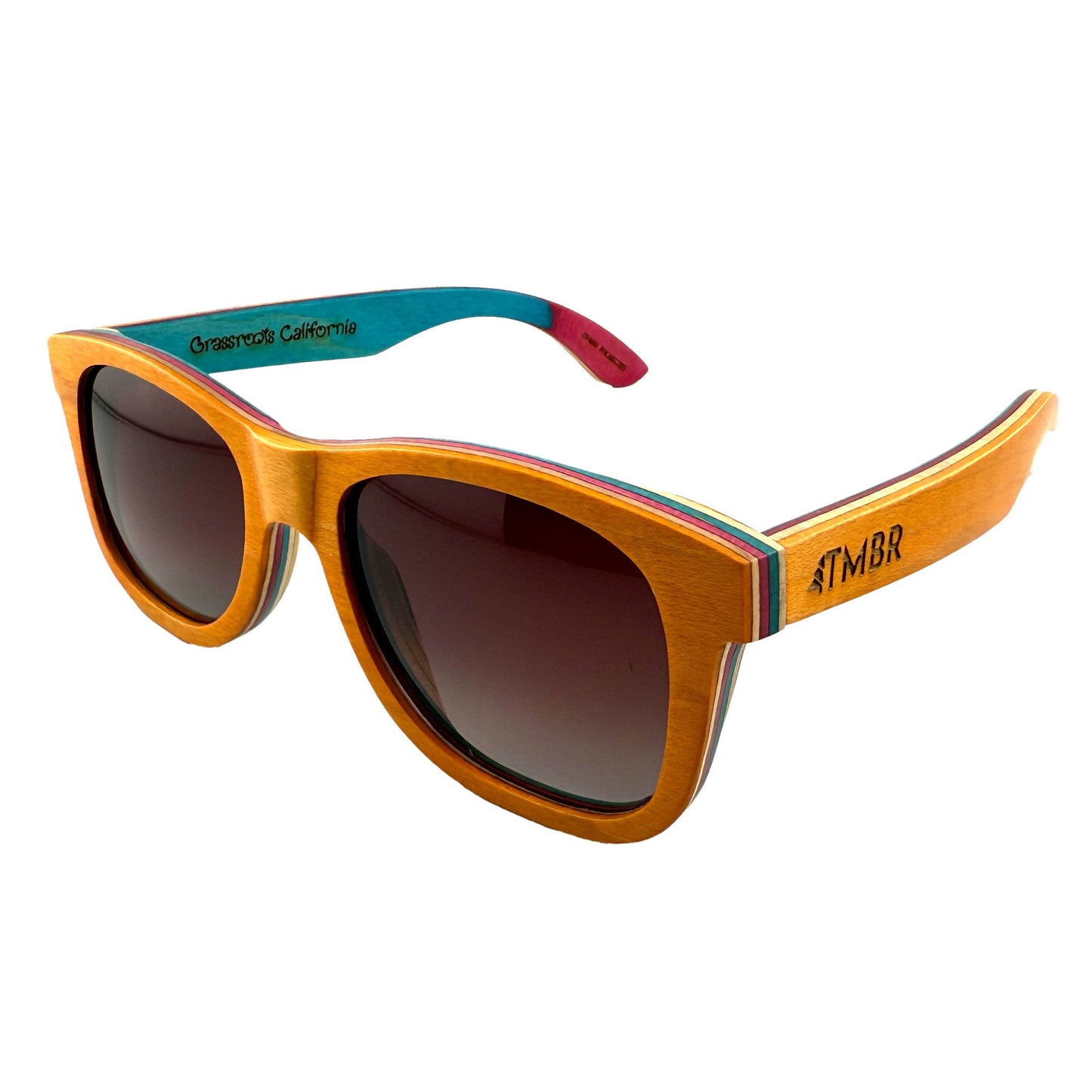 TMBR Jerry Garcia El Viajero Dorado con Gafas de Sol Rosa