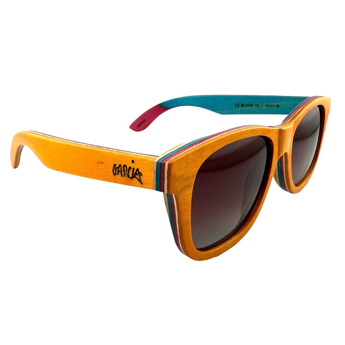 TMBR Jerry Garcia El Viajero Dorado con Gafas de Sol Rosa