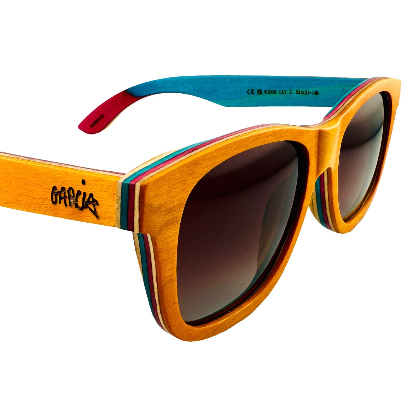 TMBR Jerry Garcia El Viajero Dorado con Gafas de Sol Rosa