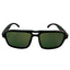 TMBR Jerry Garcia Vintage Black Sunglasses with Green Lenses