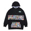 Vincent Gordon Cartoon Gumbo Black Tall Pullover Hoodie - Korvel