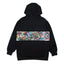 Vincent Gordon Cartoon Gumbo Black Tall Pullover Hoodie - Korvel