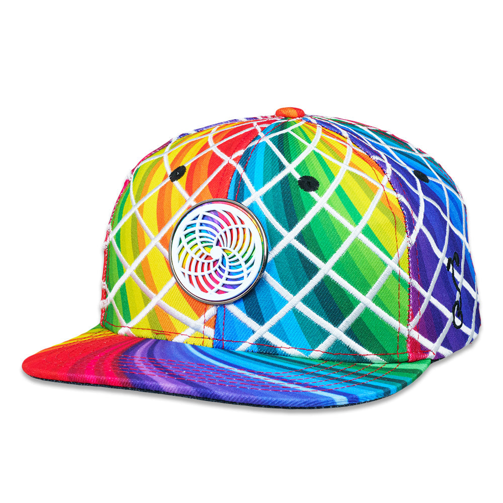 Karma Glass Rainbow Snapback Hat - Korvel