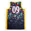 Jersey de Baloncesto Negro Melty Bros