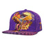 Android Jones Humming Dragon Purple Snapback Hat - Korvel