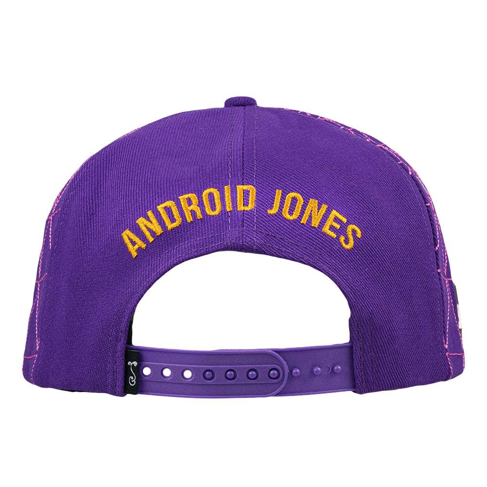 Android Jones Humming Dragon Purple Snapback Hat - Korvel