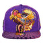 Android Jones Humming Dragon Purple Snapback Hat - Korvel