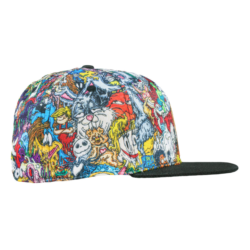 Vincent Gordon Exclusive Cartoon Gumbo Fitted Cap - Korvel