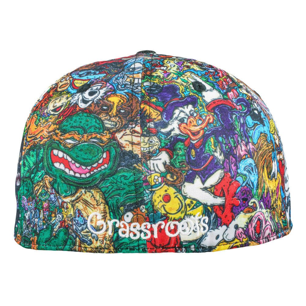 Vincent Gordon Exclusive Cartoon Gumbo Fitted Cap - Korvel