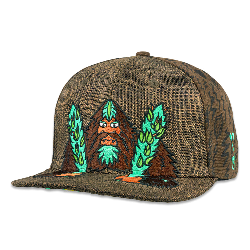 Bigfoot Bud Guardian Brown Snapback Hat - Korvel