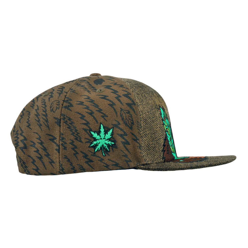 Bigfoot Bud Guardian Brown Snapback Hat - Korvel