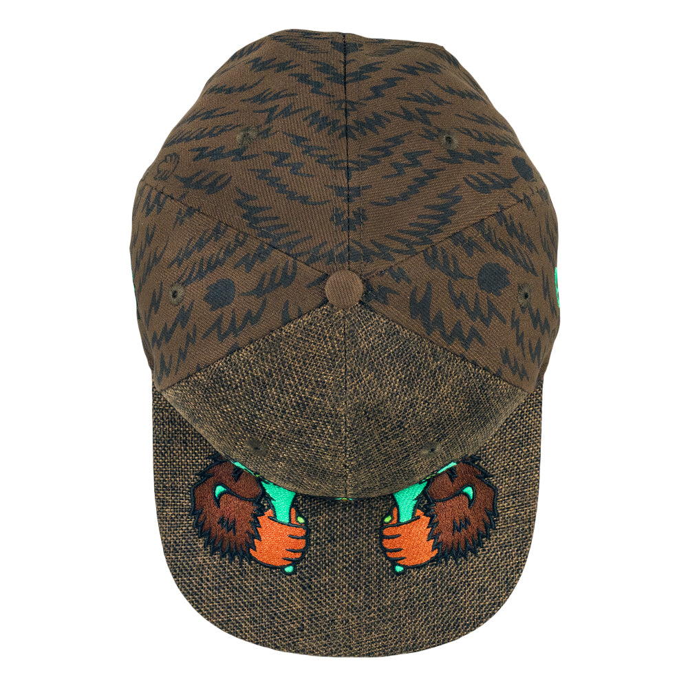 Bigfoot Bud Guardian Brown Snapback Hat - Korvel