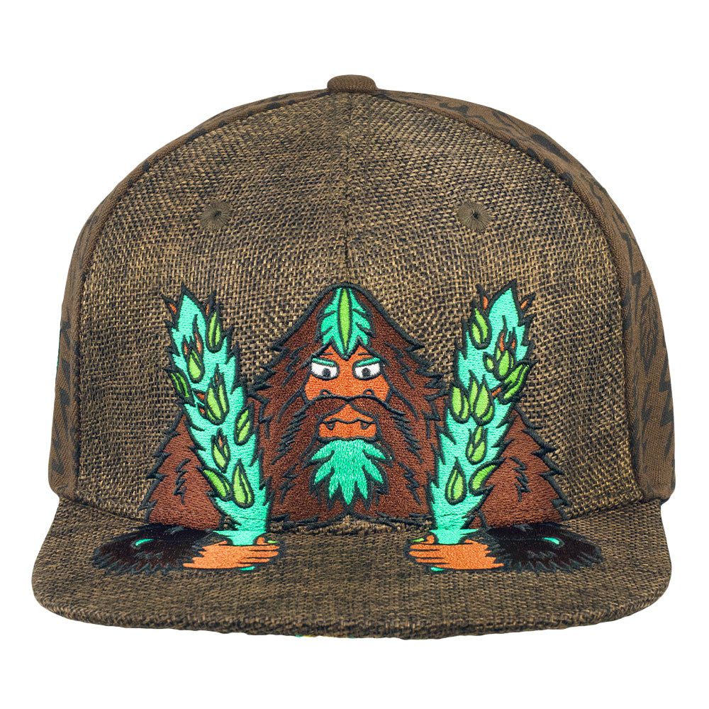 Bigfoot Bud Guardian Brown Snapback Hat - Korvel