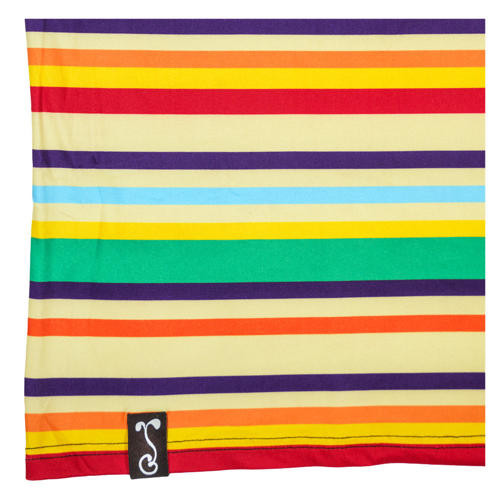 Dia De Los Muertos Sugar Skull Striped T Shirt - Korvel