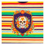 Dia De Los Muertos Sugar Skull Striped T Shirt - Korvel