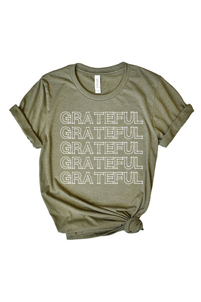 Grateful Unisex T-Shirt - Soft Cotton Blend
