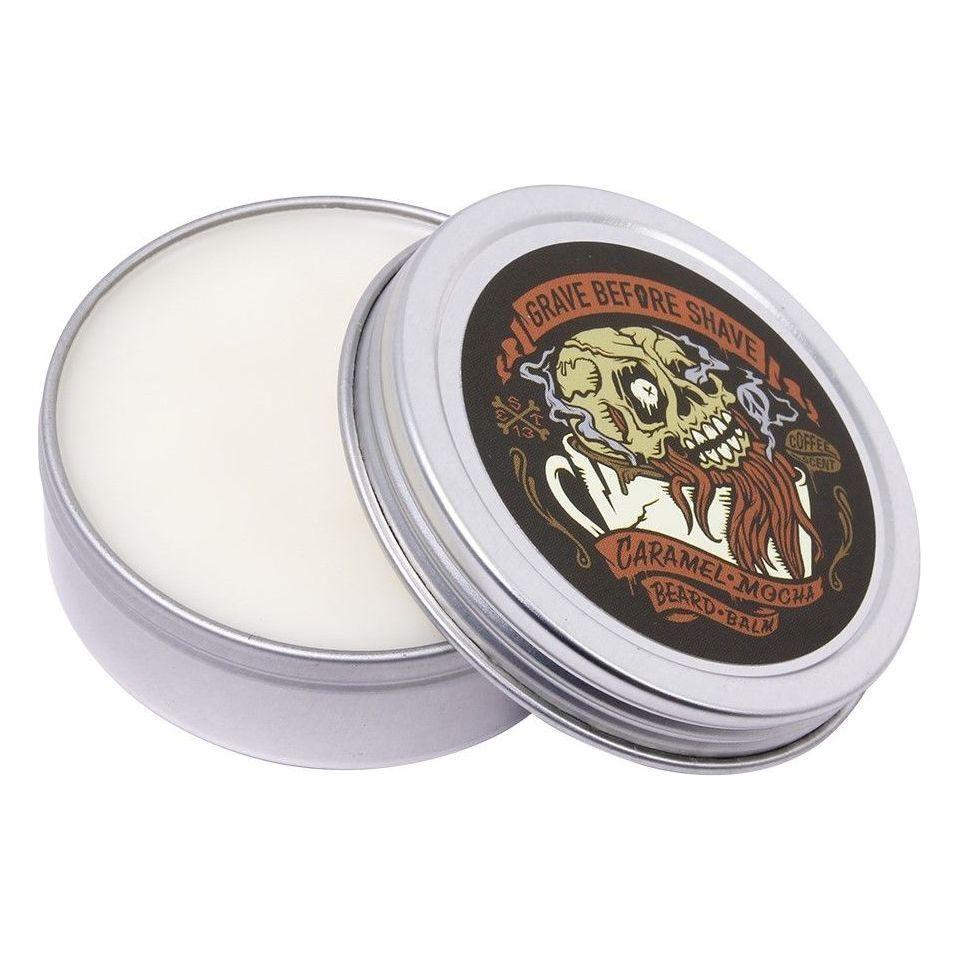 Grave Before Shave Caramel Mocha Beard Balm - 2 Oz Tin