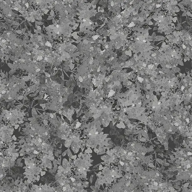 Tela de algodón Gray Dark Mirage Wideback
