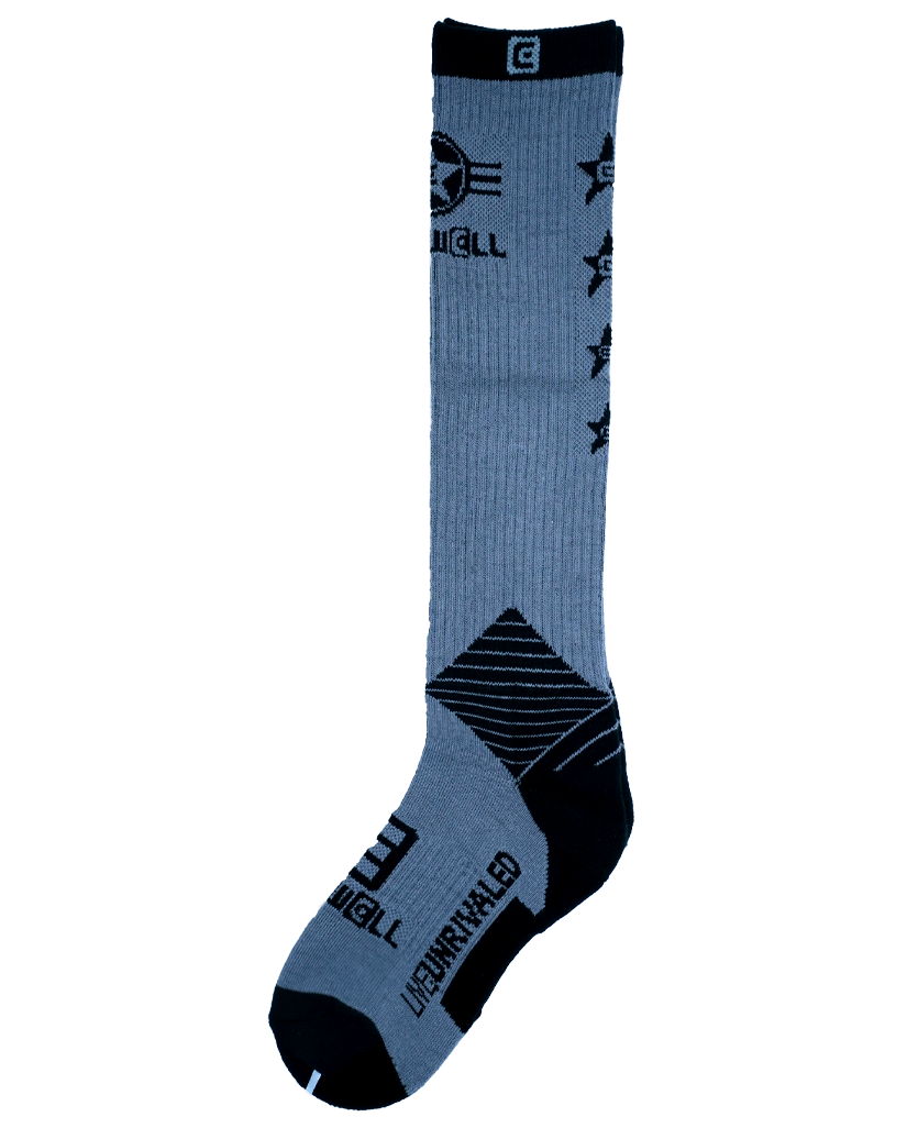 Stylish Gray Knee-High Socks for Ultimate Comfort - Korvel