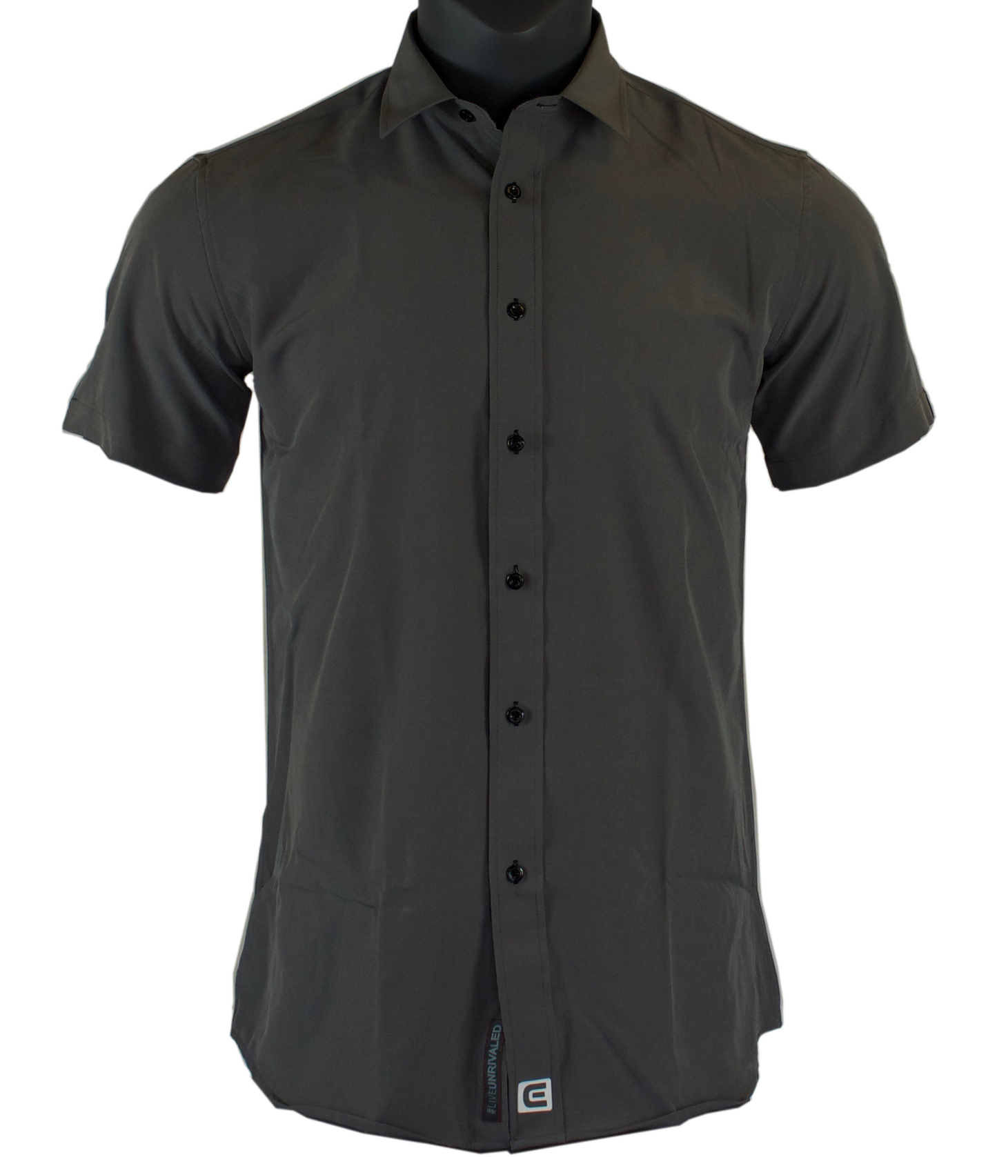 Titan - Sleek Gray Short Sleeve Shirt - Korvel