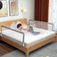 59 Inch Folding Baby Bed Rail Guard - Gray