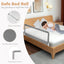 59 Inch Folding Baby Bed Rail Guard - Gray
