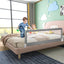 59 Inch Folding Baby Bed Rail Guard - Gray