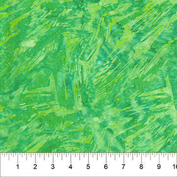 Tissu en coton Green Brushstroke Celebration - 44"/45" par yard