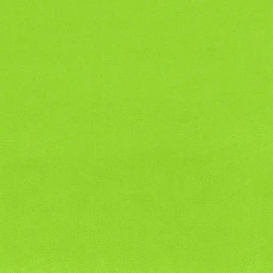Green Dark Lime Cuddle 3 Extra Wide Solid Fabric per Yard