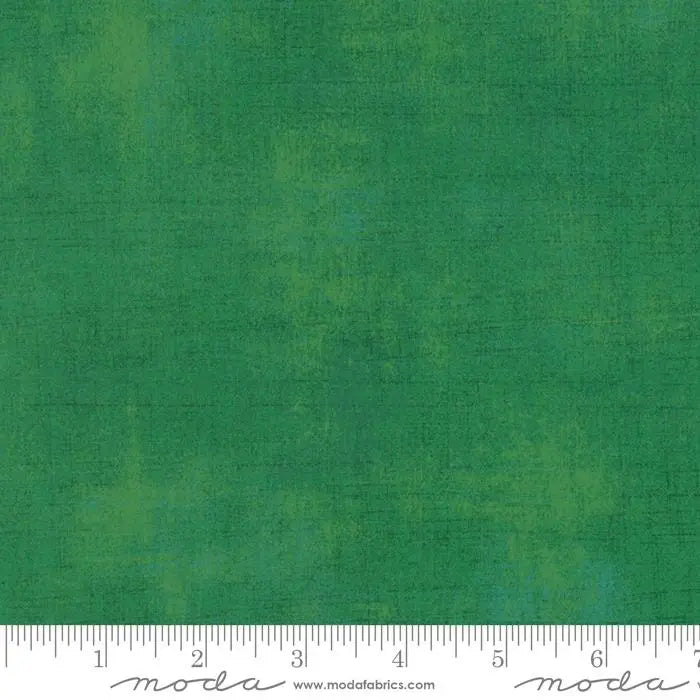 Green Grunge Basics Kelly Green Fabric - 44"/45" Per Yard