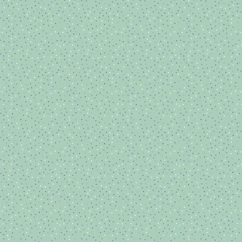 Tela de algodón verde mar de cristal menta - 44"/45" por yarda