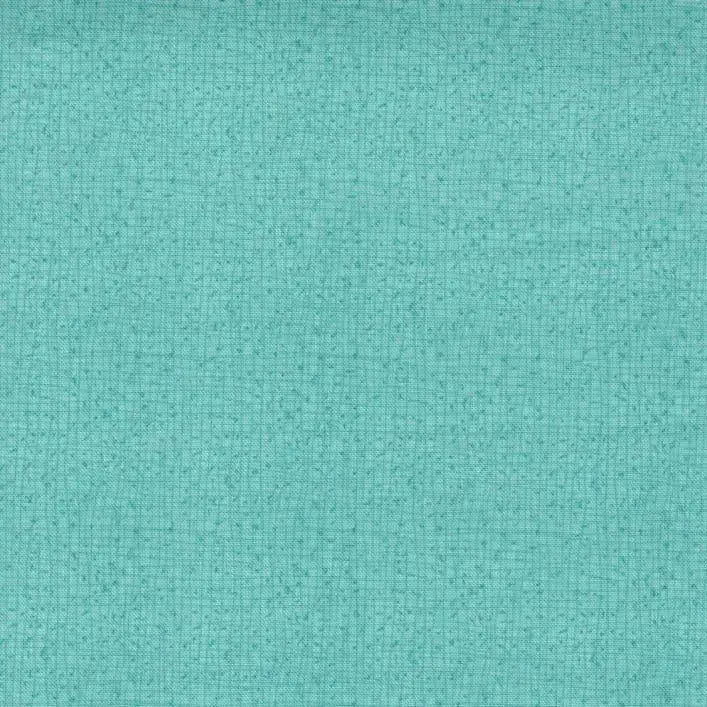 Tissu large en coton texturé vert mer en mètre