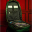Bolso de viaje de piel verde esmeralda (diseño XL)