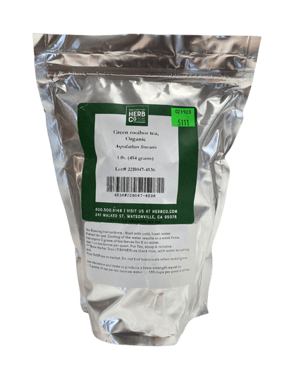 Organic Green Rooibos Herbal Tea - Caffeine-Free Delight - Korvel