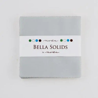 Grey Bella Solids Zen Grey Charm Pack Precuts